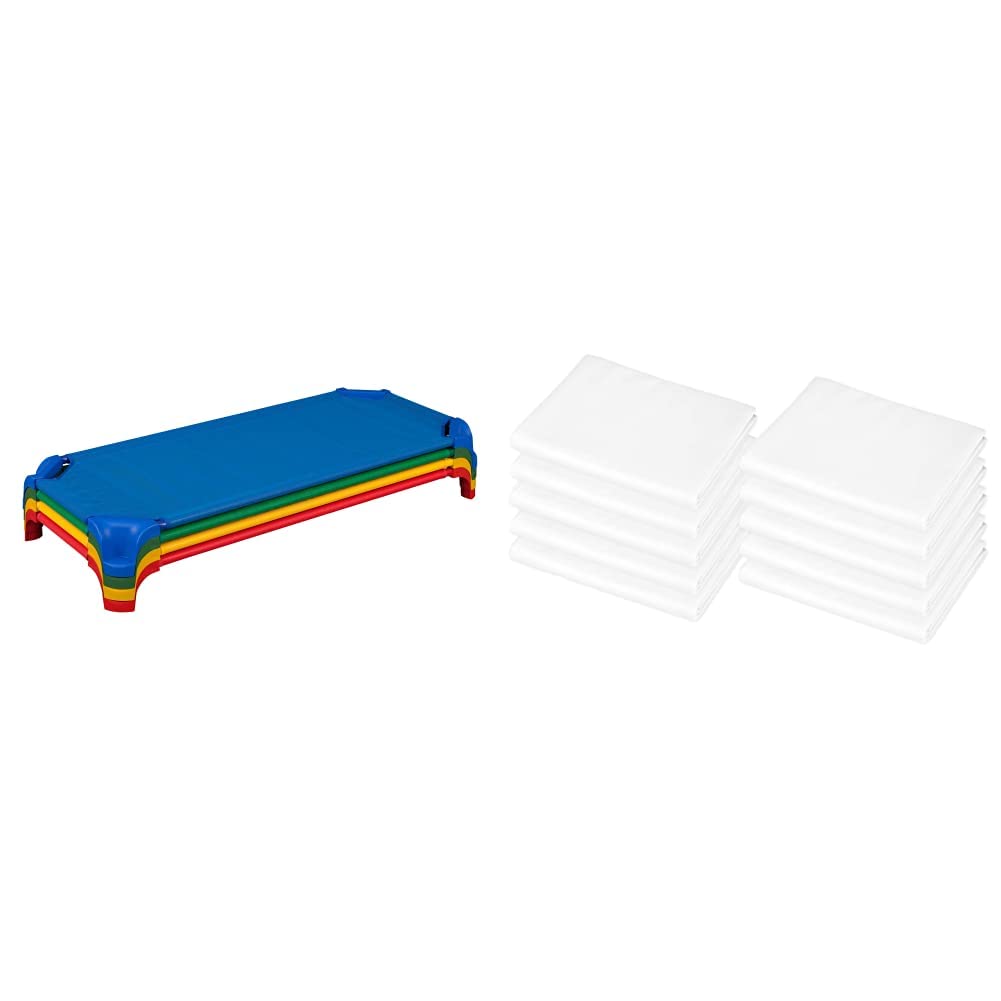 Blue Stackable Daycare Cot (Pack of 6) N9259