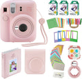 Blush Pink Instant Camera with Case and 60 Films E3305