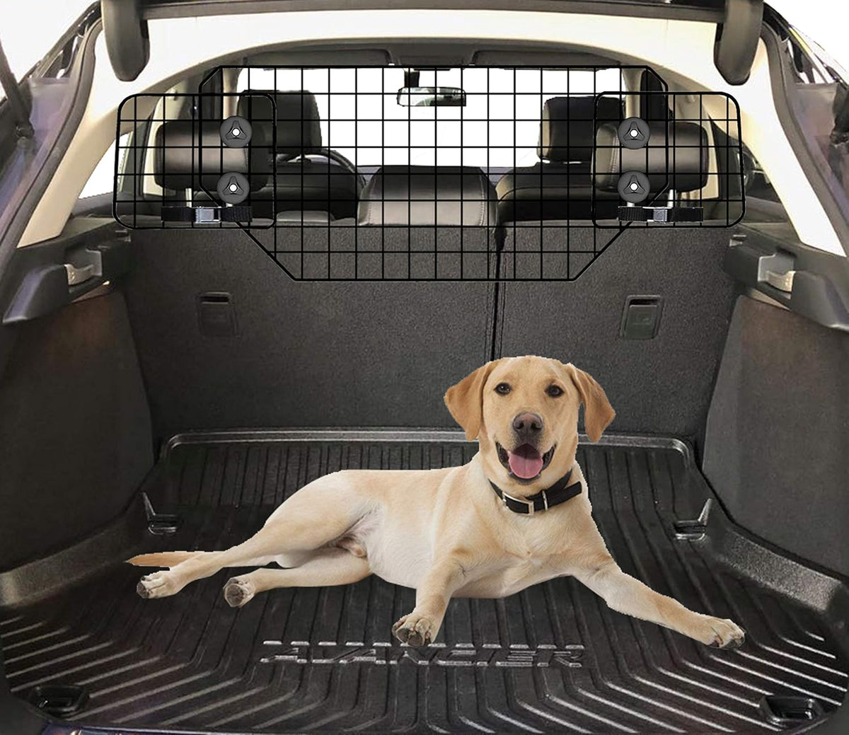 Black Heavy-Duty Pet Wire Dog Barrier D589