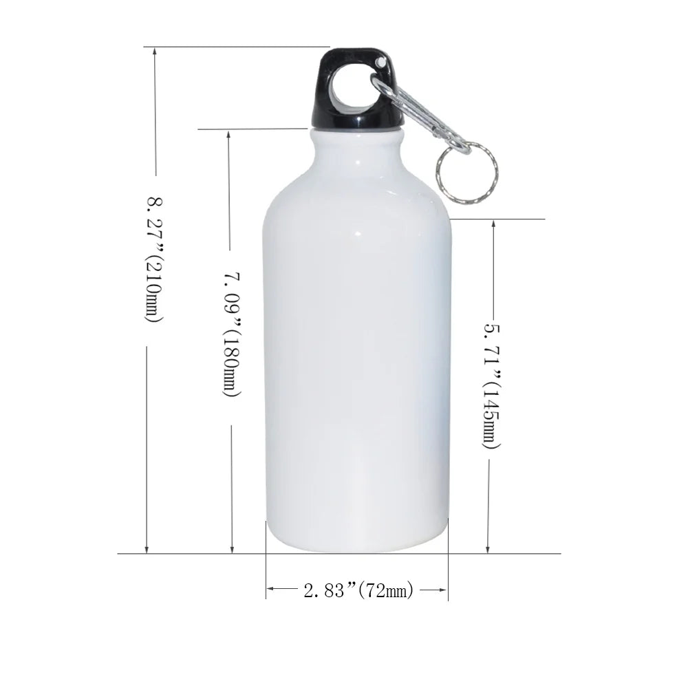 5pcs 600ml Blank Coated Sublimation Aluminium Water Bottle Y51310