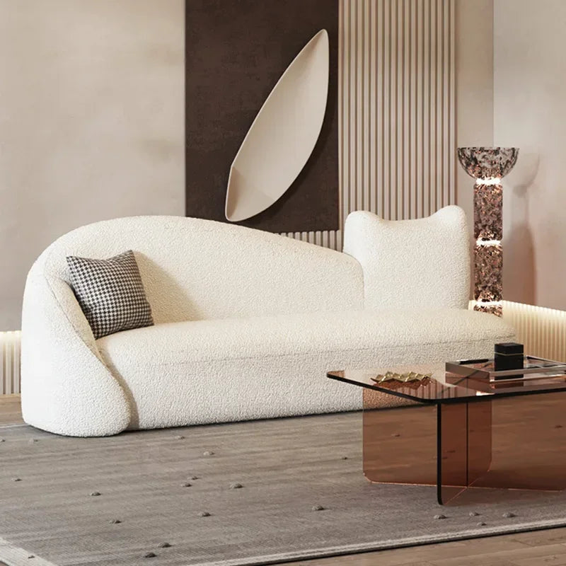 White Modern Sofa F756