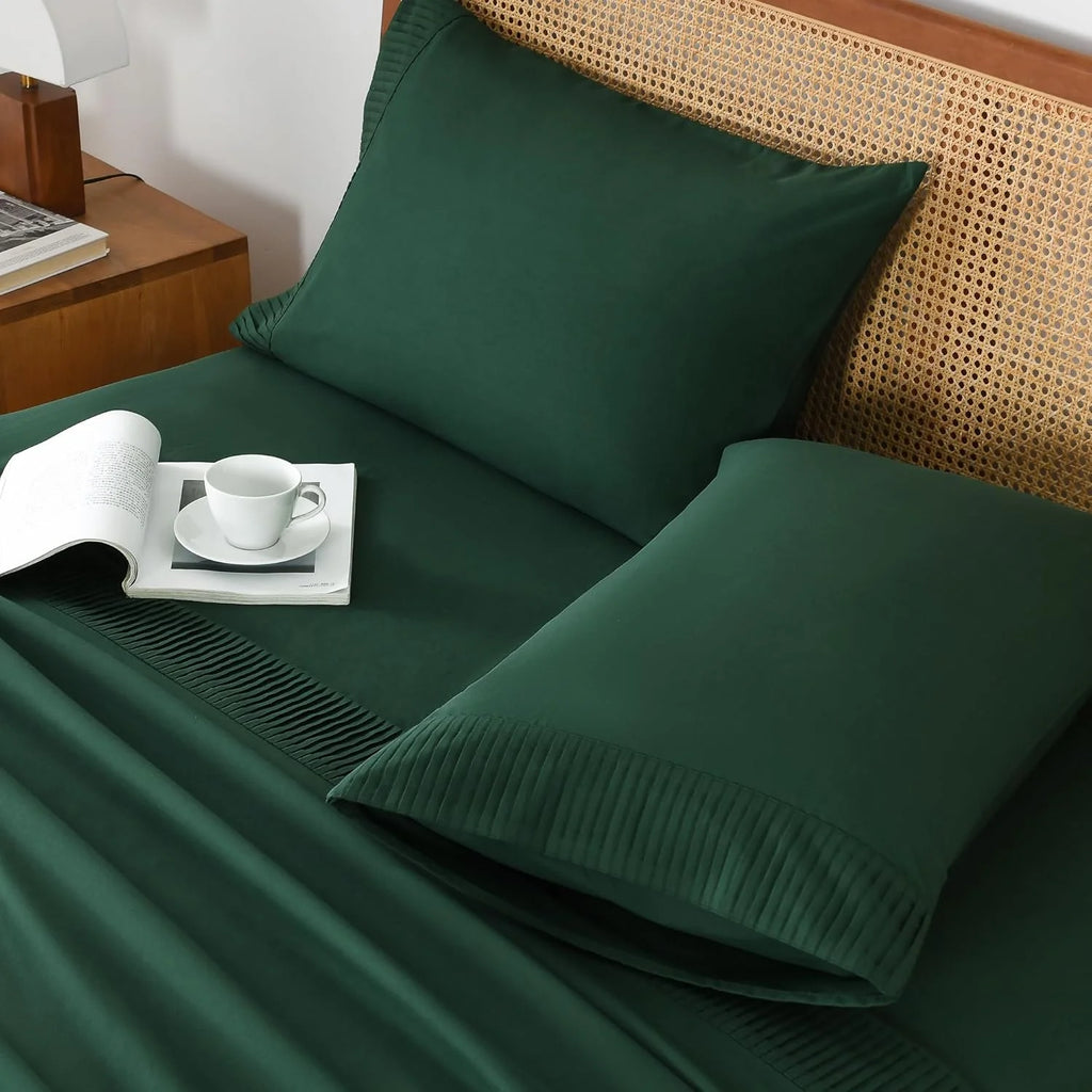 King Size 4 Piece Microfiber Sheet Set G6034