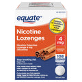 Nicotine Polacrilex Lozenge, 4 mg, Cinnamon Flavor, 108 Count V6331