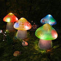 4 Pieces Solar Powered Mushroom Lights A6208