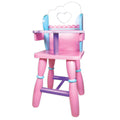 Pink Wooden Baby Doll High Chair G362