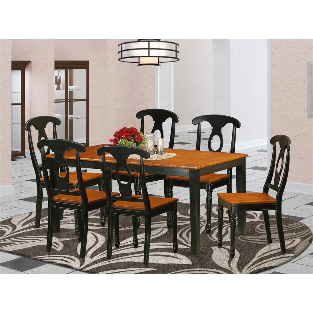 7-piece Wood Dining Table and Chairs I76665