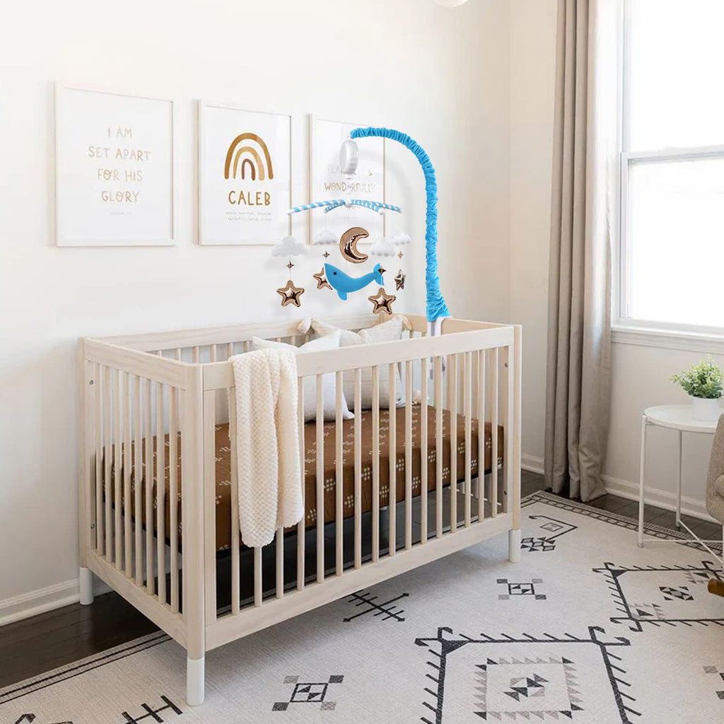 Ocean Whale Musical Crib Mobile with 15 Lullabies A169