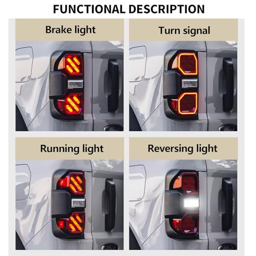 LED Taillight Assembly 2PCS I70713