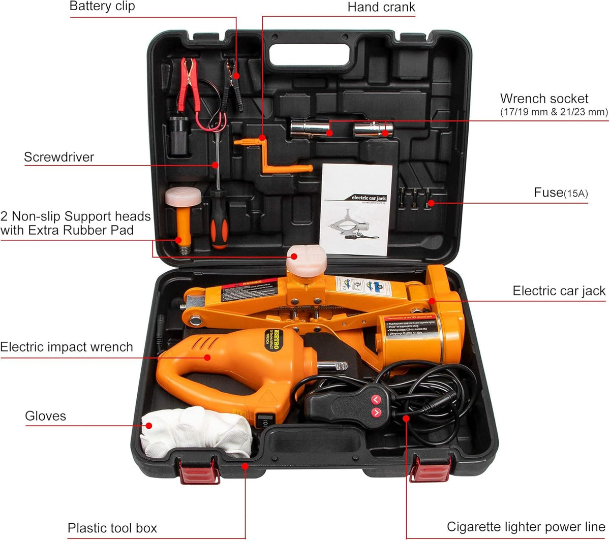 3 Ton Electric Car Jack with Electric Wrench A991