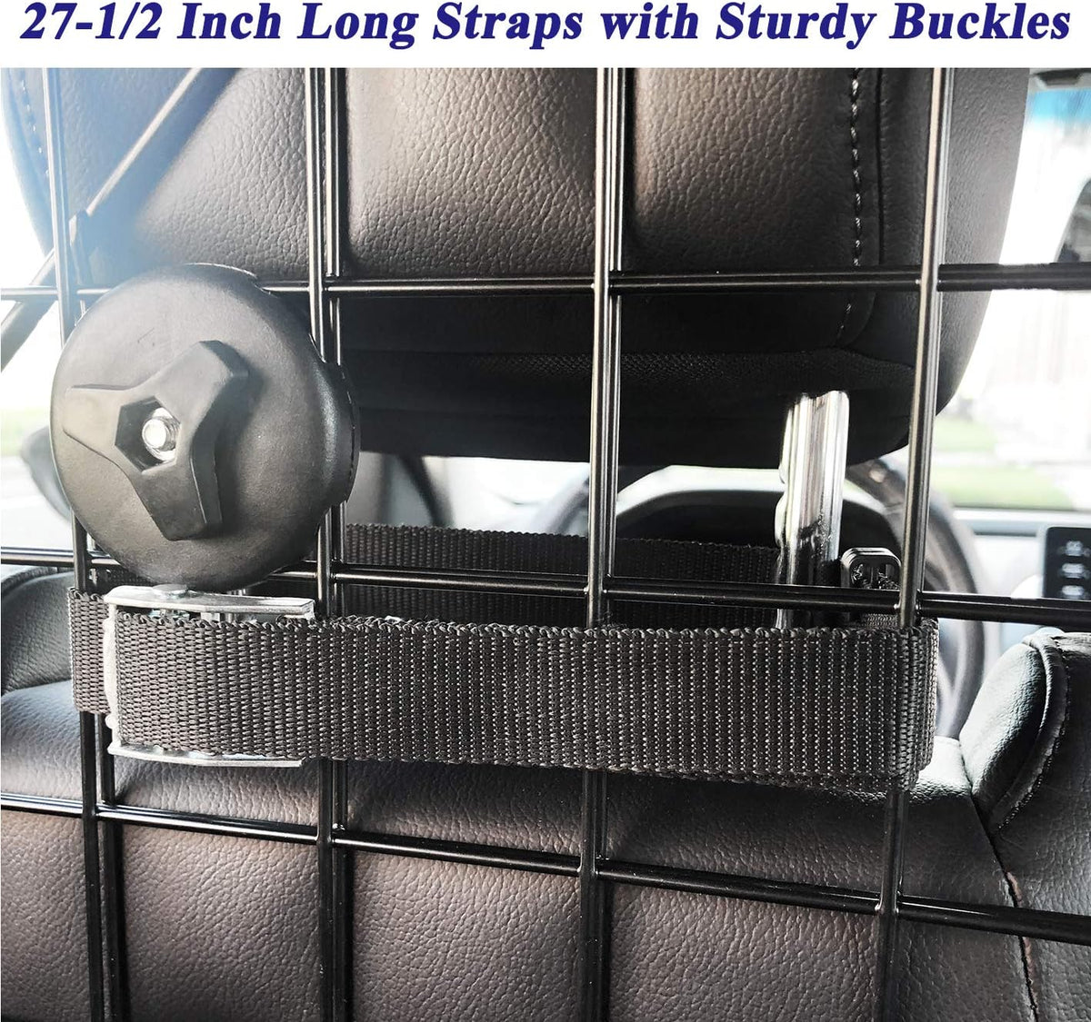 Black Heavy-Duty Pet Wire Dog Barrier D589