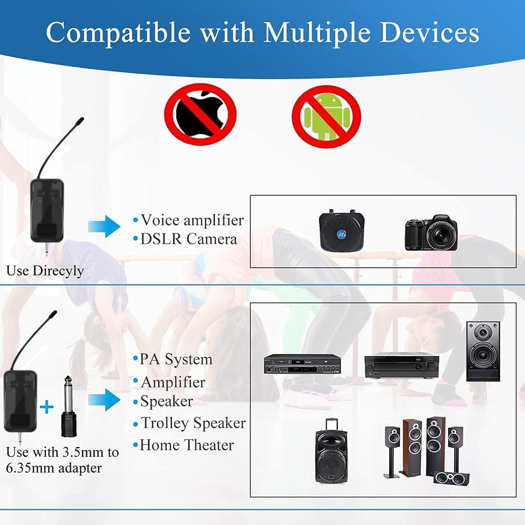 Wireless Headset Microphone Pack of 2 H576