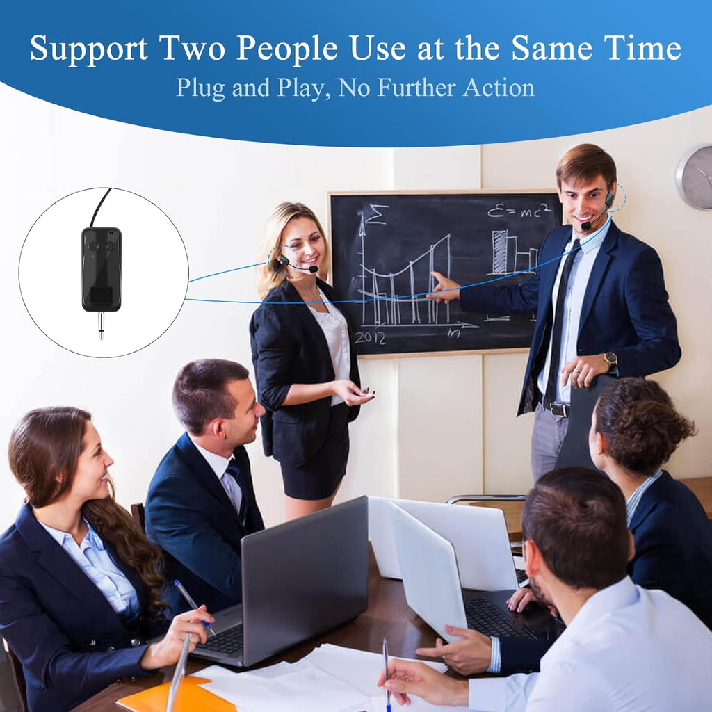 Wireless Headset Microphone Pack of 2 H576