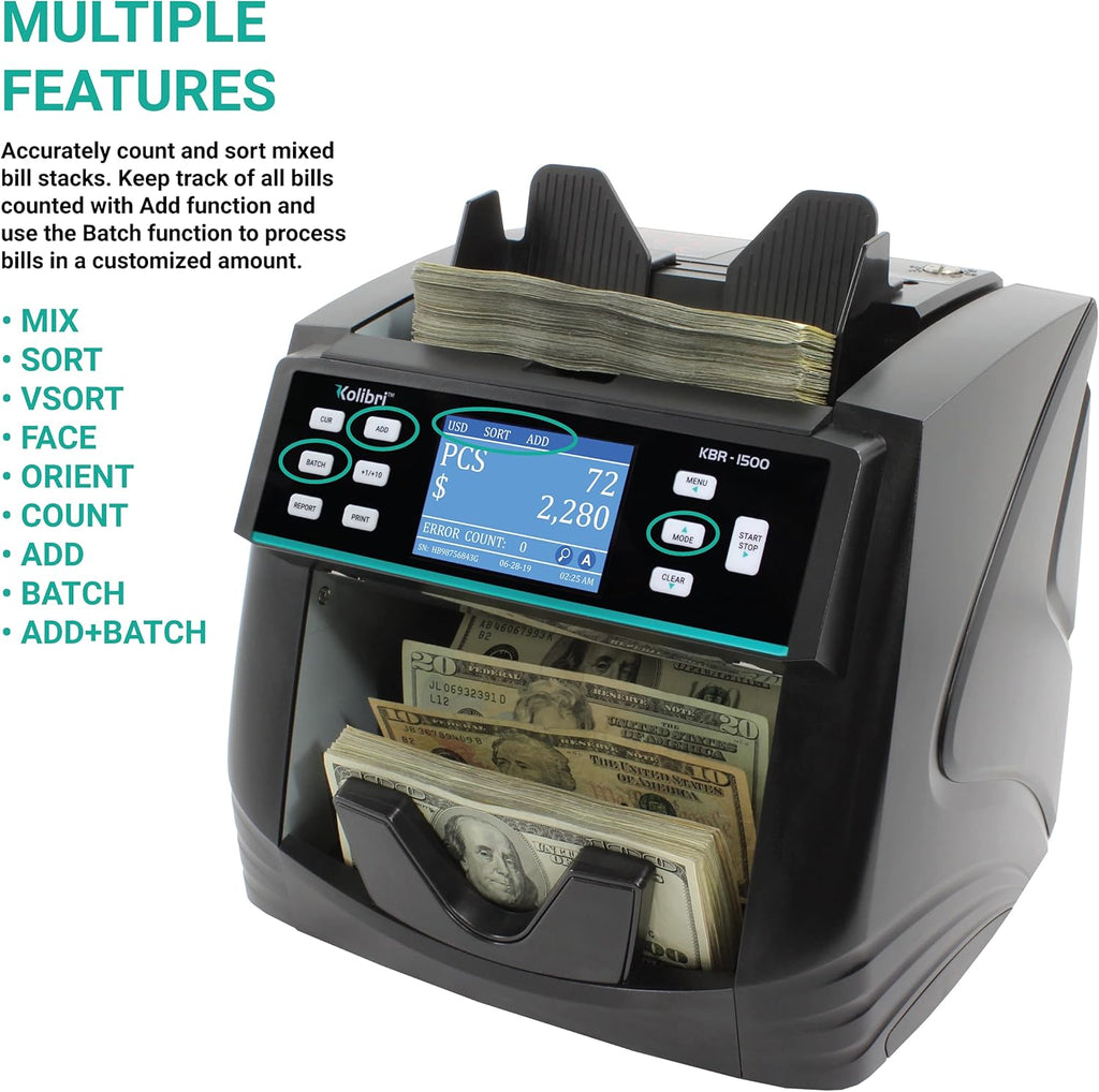 Money Counter Machine with Advanced Counterfeit Detection P396