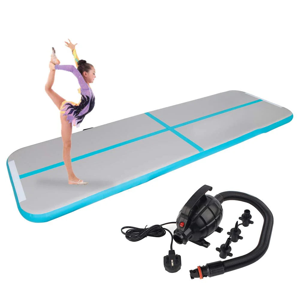 13ft Inflatable Gymnastics Tumbling Mat with Electric Air Pump J16476