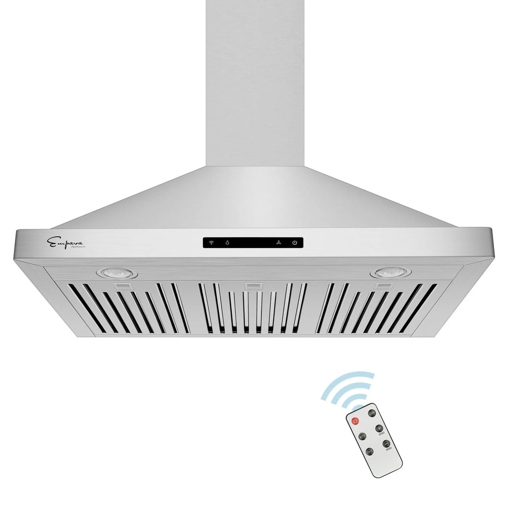 30" Gas Cooktop and 36" Wall Mount Range Hood J60021