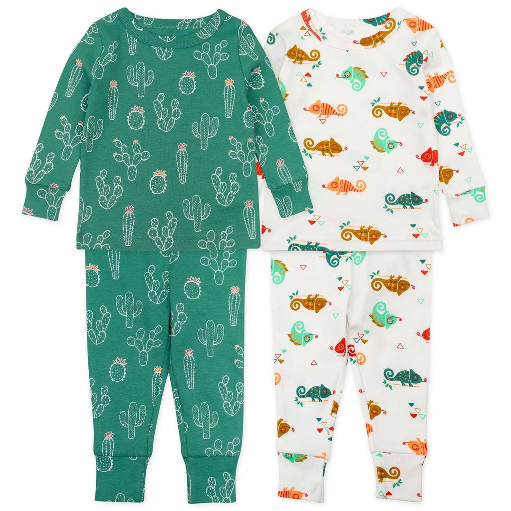 4-Piece Organic Cotton Pajama Baby Toddler Boy L523