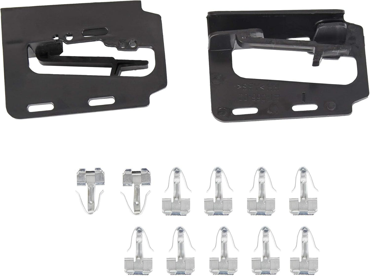 Full Size Double DIN Truck Dash Kit ABS Plastic Matte Black O27449